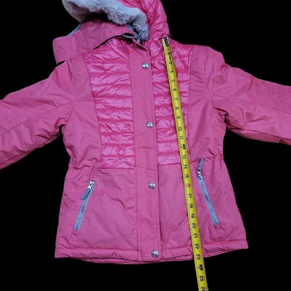 NWT ZeroXposur Girls Snowboarding Heavyweight Jacket & Headband Sz 10/12 Pink - Picture 9 of 10